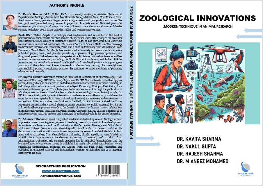 ZOOLOGICAL INNOVATIONS :MODERN TECHNIQUE IN ANIMAL RESEARCH