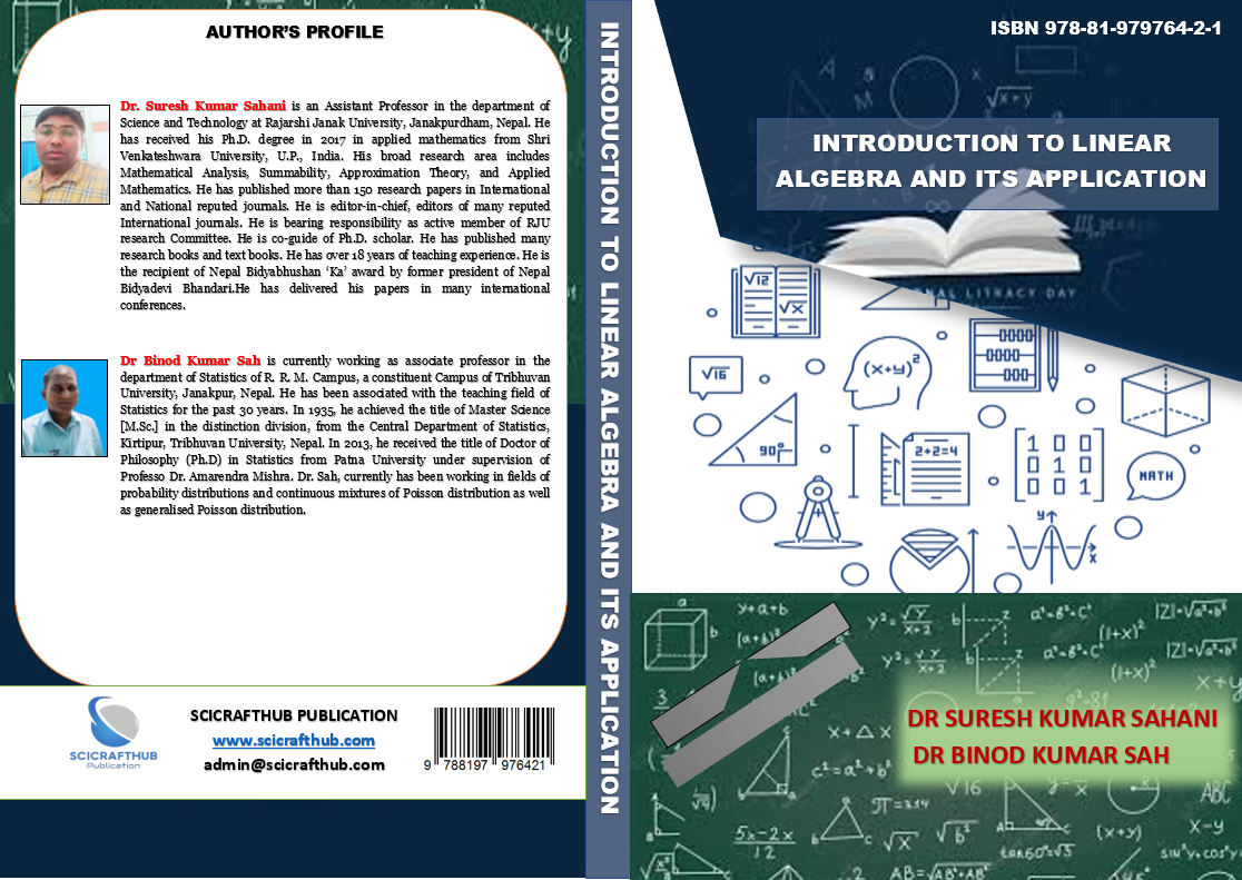 INTRODUCTION TO LINEAR ALGEBRA AND ITS APPLICATION