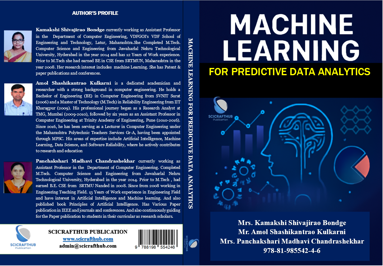MACHINE LEARNING FOR PREDICTIVE DATA ANALYTICS