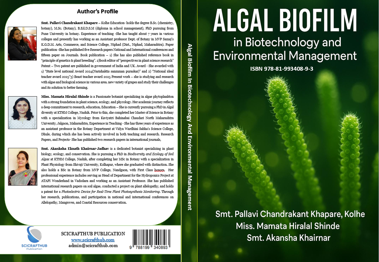 ALGAL BIOFILM IN BIOTECHNOLOGY AND ENVIRONMENTAL MANAGEMENT