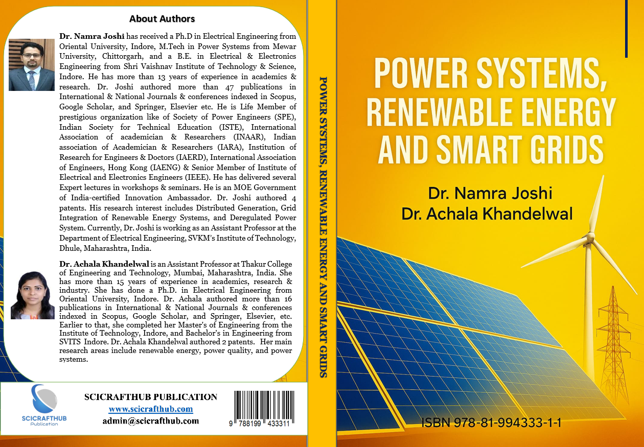  POWER SYSTEMS, RENEWABLE ENERGY AND SMART GRIDS