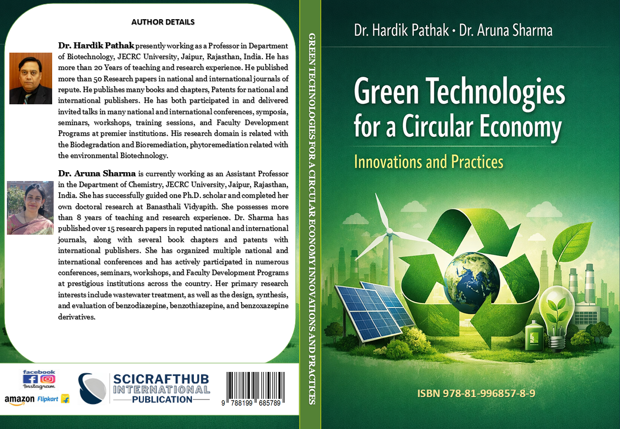 GREEN TECHNOLOGIES FOR A CIRCULAR ECONOMY INNOVATIONS AND PRACTICES