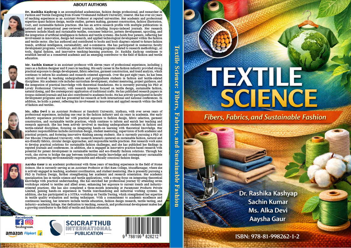 Textile Science: Fibers, Fabrics, and Sustainable Fashion
