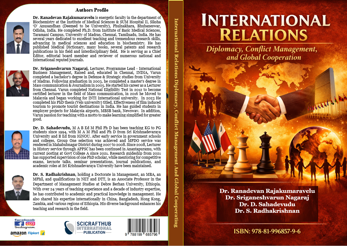 International Relations Diplomacy, Conflict Management And Global Cooperating 